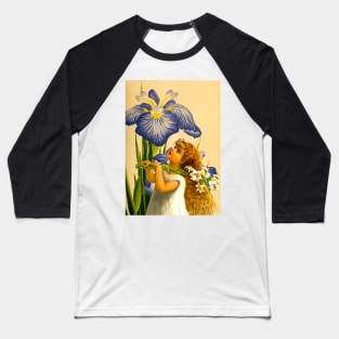 The little girl with the bouquet of lilies Baseball T-Shirt